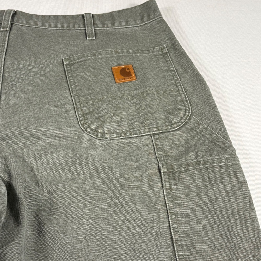 Carhartt Mens Grey Relaxed Fit Carpenter Pants 40x32 Work Utility Gorpcore - Picture 2 of 10